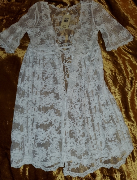 Club Moda Lace Cover Kimono Free With Any Swim Purchase Of $100 Or More - Picture 6 of 15